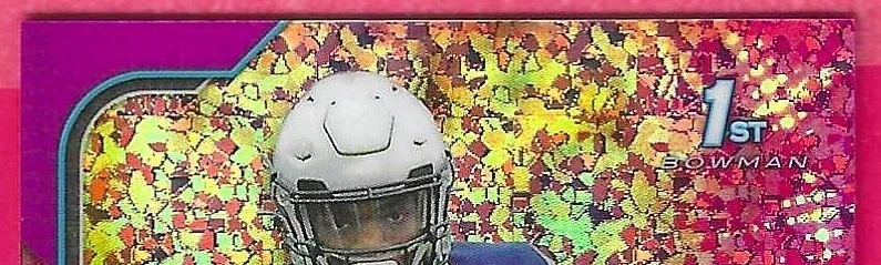 2022 Bowman University Jeff Sims pink Diamond Refractor 048/150 Arizona State - Image 3 of 4