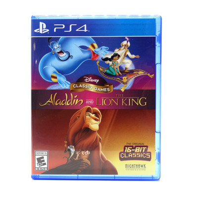Disney Classic Games: Aladdin and the Lion King (PS4) CIB - Authentic Good Cond