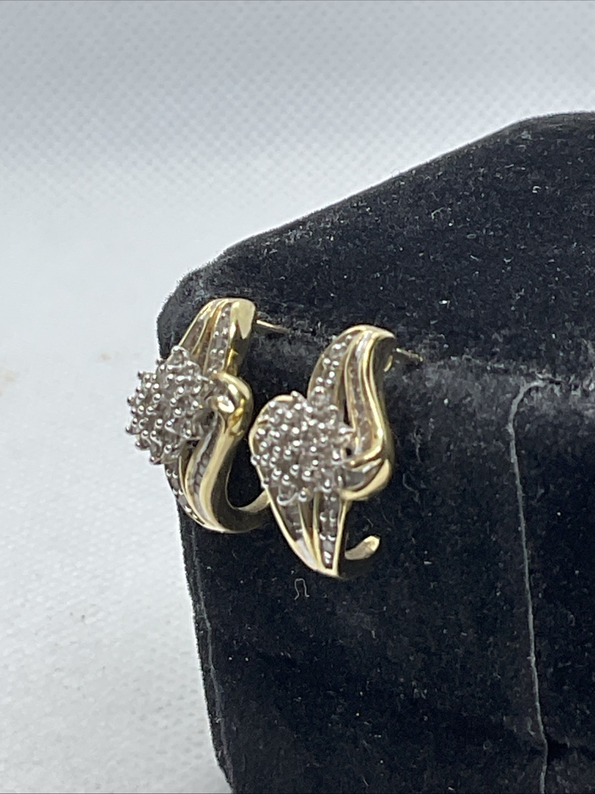 ELEGANT Solid 10K Two Tone Gold Mixed Shaped Genu… - image 20