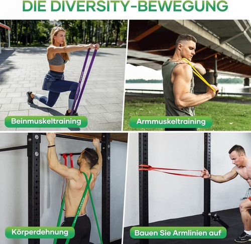Multifunctional Resistance Bands for Strength Training & Rehabilitation - 5 Levels - Picture 7 of 11