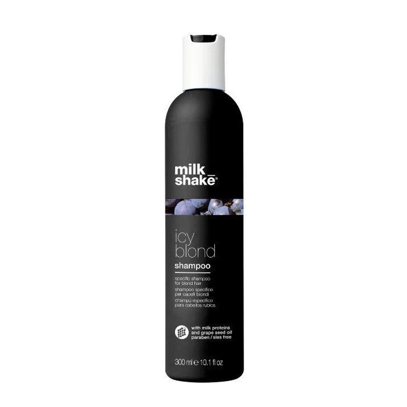 Milk Shake Icy Blond Shampoo for Blonde Hair 300ml Black Shampoo