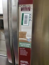 28 1/4" 72" Home Decorators Snow Drift Light Filtering Cordless Cellular Shade