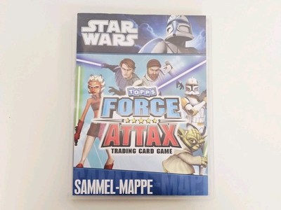 Star Wars Force Attax Serie 1 Mappe + 3 LE Karten(2x LE1 / 1x LE3) Unvollständig