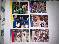 1993-94 UPPER DECK TEAM CARD SCHEDULES BASKETBALL CARD YOU PICK 211-233 NBA
