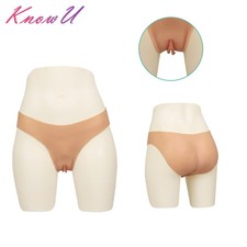US Store Silicone Panty Fake Vagina Plump Hips Underwear Hip Pants Crossdresser
