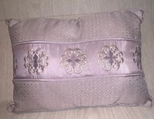 Cushion Throw Pillow Decor Decorative 100% Cotton Embroidered Plush Shades