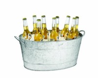 Tablecraft Remington Collection Galvanized Steel Beverage Tub, 19 Inch By 14 Inc on sale Tablecraft Remington Collection Galvanized Steel Beverage Tub, 19 Inch By 14 Inc on sale