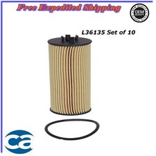 Oil Filter Set of 10 For Chrysler 300,Dodge Avenger,Volkswagen Routan,Jeep 3.6L
