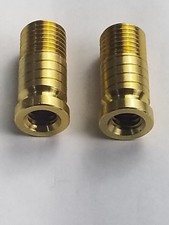  2 5/16 - 18 Threaded Self Aligning Brass Pool Cue Shaft Insert