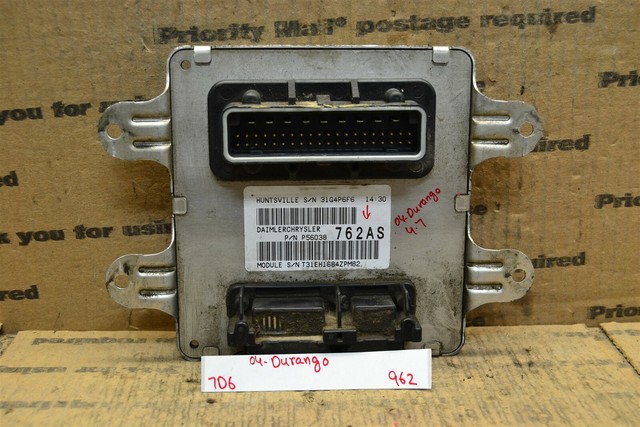 2004 Dodge Durango 4.7L Body Control Module BCM Unit P56038762AS 962