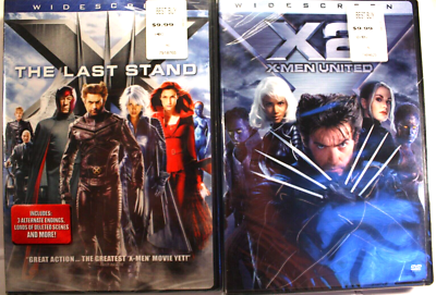 Lot of 2 X-MEN DVD's 
