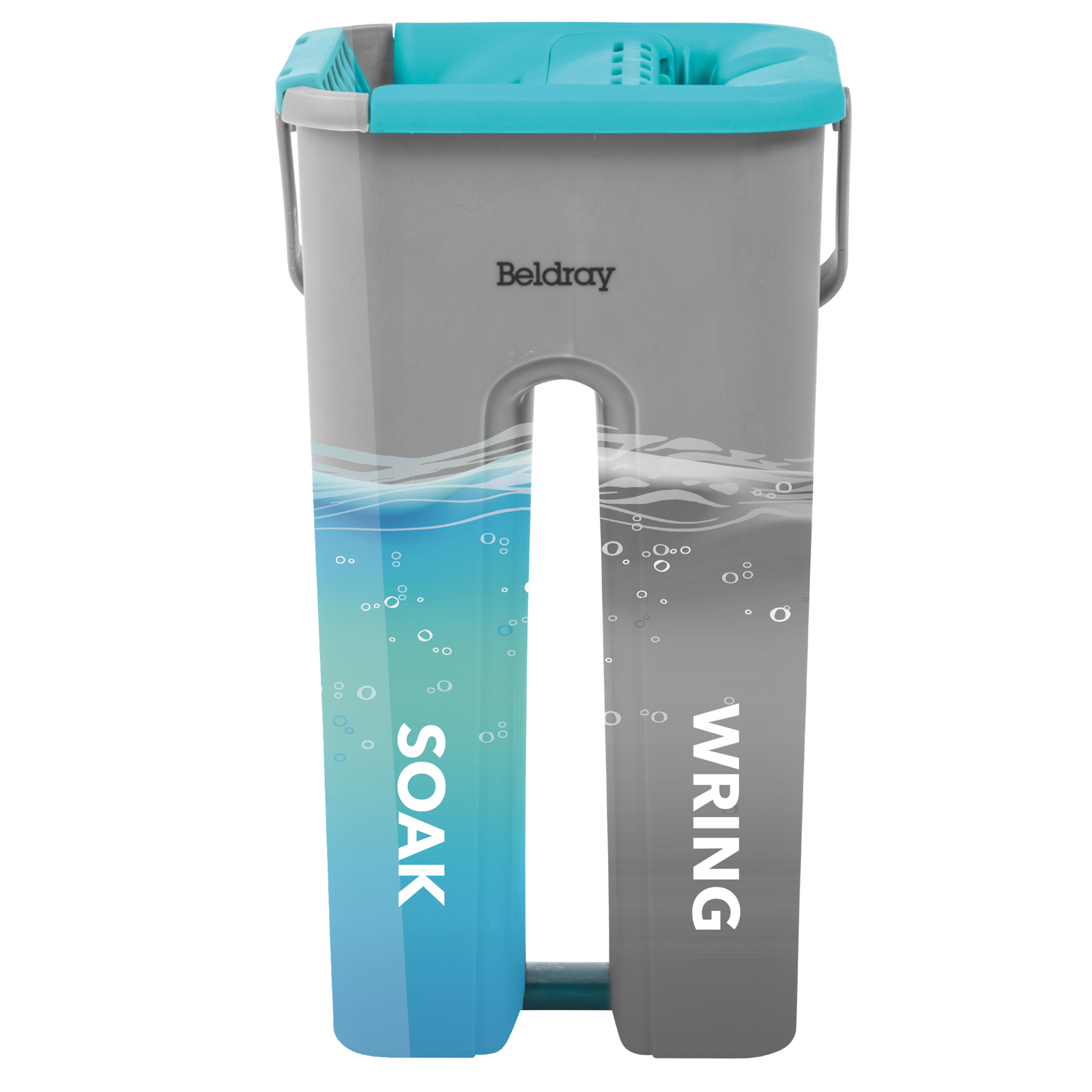 Beldray Flat Mop & Bucket Set Microfibre Technology, No Chemicals