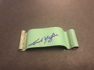 Frank Malzone Signed Piece Green Monster Wall Fenway Park Red Sox