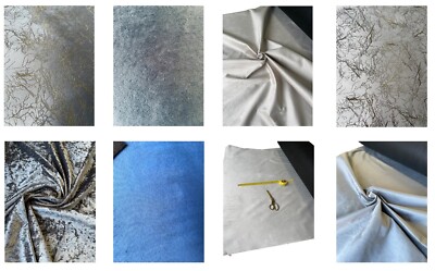 Dreamzie Crushed Velvet Stoff Kleid Handarbeit Stretch Velours Material 150 cm breit