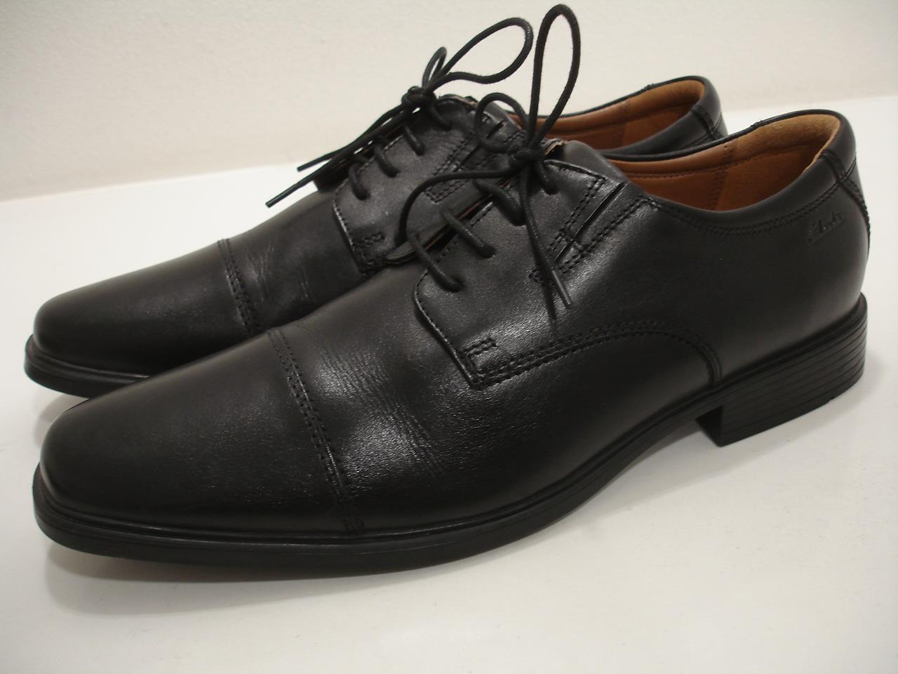 SAOLA Scarpe eleganti Oxford da uomo 11 M Clarks Tilden Cap Toe in pelle nera 26110309 derby