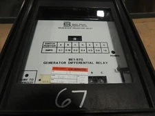 BASLER ELECTRIC SOLID STATE PROTECTIVE RELAY, BE1-87G, GENERATOR DIFF. RELAY