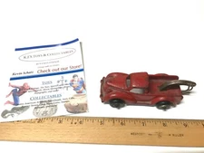 Rare Cast Iron 4 1/2" Arcade A C Williams Toy Cast Iron Tow Truck Rubber Tires