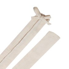 15010-11A 4' Cornsilk Faux Silk Fabric Cord  Chain Cover Easy to Install for...