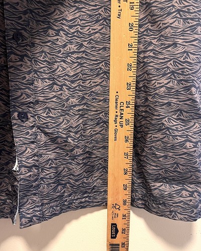 COSTA DEL MAR Hybrid Fishing Shirt Blue Waves Men’s Large Vented Short Sleeve - Picture 12 of 18