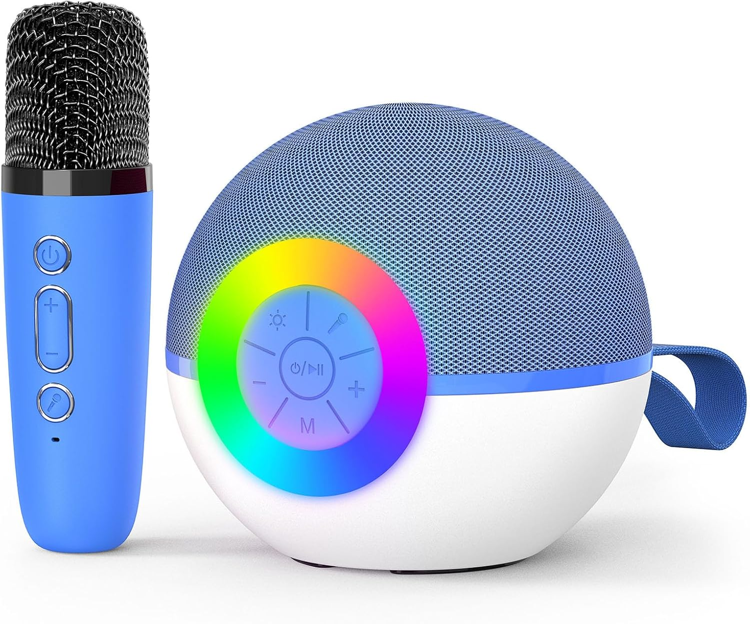 Mini Karaoke Machine Speaker for Kids Adults, Portable Bluetooth Microphone Song