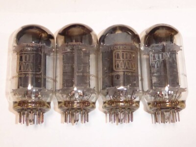 Luxman 50CA10 Rare Vacuum Tube Lot of 4 Vintage Tested Requires