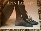 Ann Taylor microfiber light opaque control top tights, color black, size: M — photo 2