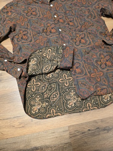 Vintage Polo Ralph Lauren Paisley Button Down Shirt Size 8 Women’s - Picture 4 of 6