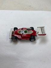 AFX AURORA HO SLOT CAR INDY FERRARI F1 RED/WHITE Goodyear G-PLUS CHASSIS