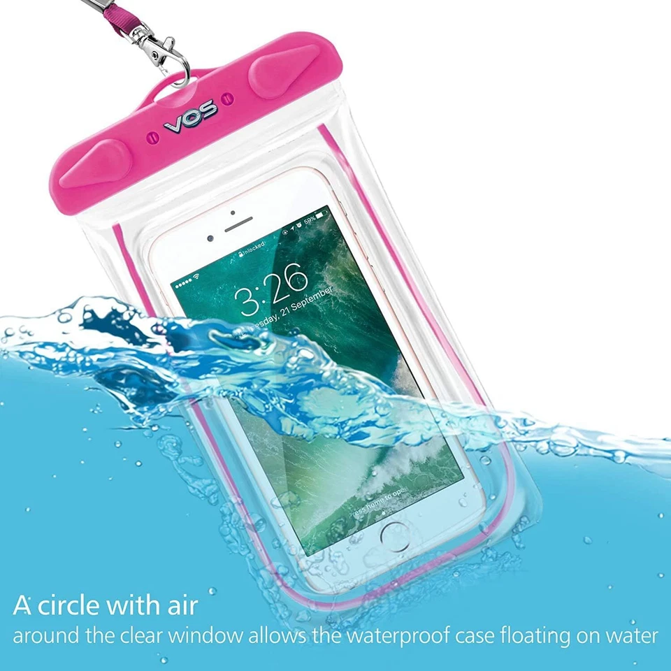VOS Waterproof Phone Case - Floating Cell Phone Pouch Dry Bag - 2 Pack - Image 3 of 4
