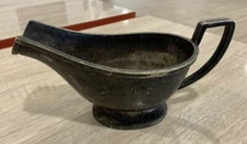 Hilton Nakazato Silver Plated Gravy Sauce Boat Or Large Creamer Japan 14 Oz VTG