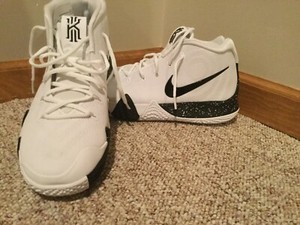Nike Kyrie 4 TB Oreo Men White Black Kyrie Irving Basketball AV2296-100 Size 14 | eBay