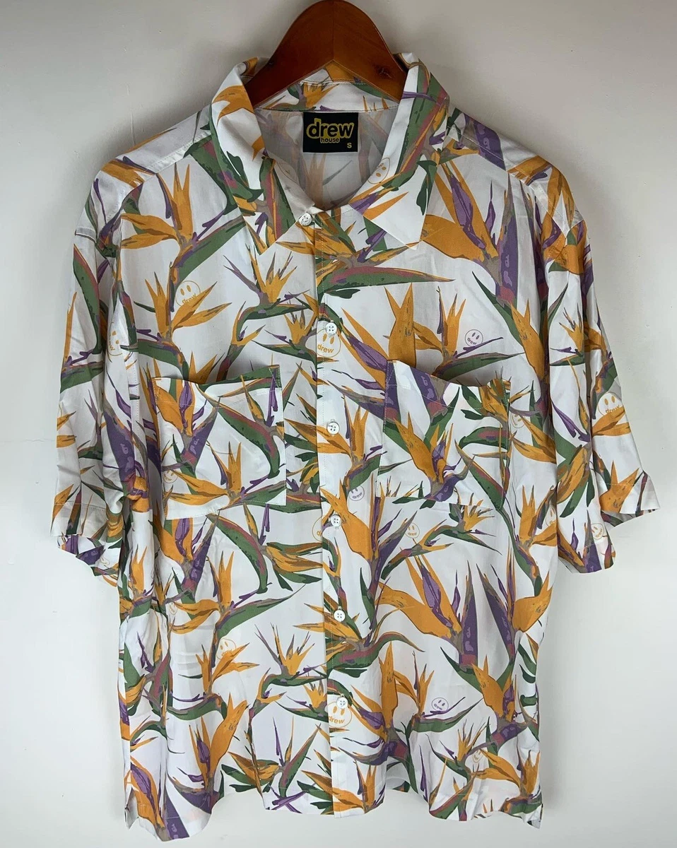 drew house mascot birds of paradise button up shirt