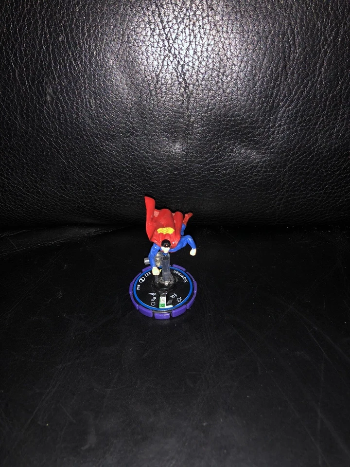 HeroClix Superman #222 2006 raro👀 anillo azul base púrpura Foto 2 de 4