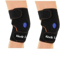 Knee Ice Pack Gel Wrap Hot Cold Therapy Compression Support Reusable 2 Pack