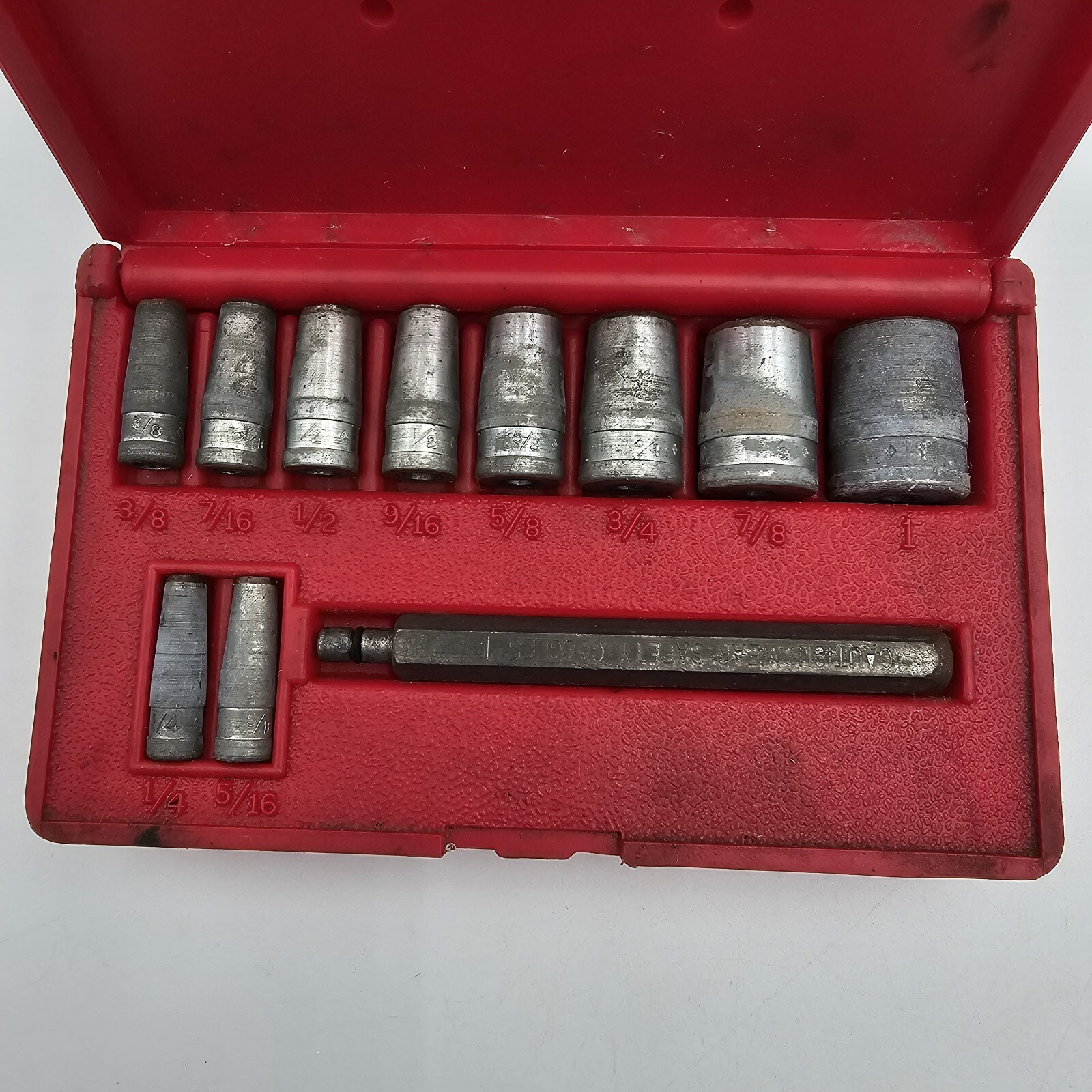 Matco 79PK 11pc Punch Set Gasket Cutter Hole w/Case 1/4 1" Matco