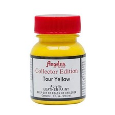 Angelus Brand Collector Edition TOUR YELLOW acrylic leather paint 1 oz.