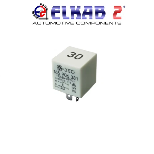 Relais 12V 30 ECU Kraftstoffpumpe, Audi VW Seat Skoda 165906381 Original