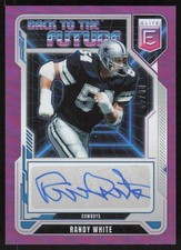 Randy White - 2025 Donruss Elite Back to the Future Signatures Purple #/49 Auto