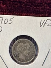 1905 o barber dime VF
