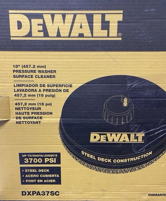 #ad #ad DEWALT 18 in Universal Surface Cleaner Cold Water Pressure Washer 3700 PSI Max $69.99