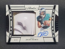 2024 PANINI FLAWLESS JALEN HURTS #FCA-JHS CLEAT SPIKE AUTO AUTOGRAPH 2/2 EAGLES 