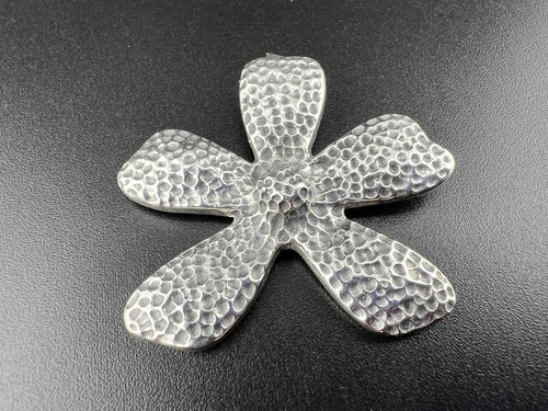 Collana Pendente In Argento Sterling 925 Silpada Texture Martellata – Nuova Senza Etichette