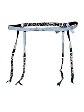 Victoria’s Secret Rhinestone Garter Belt Crystal Very Sexy M/L  Animal Print
