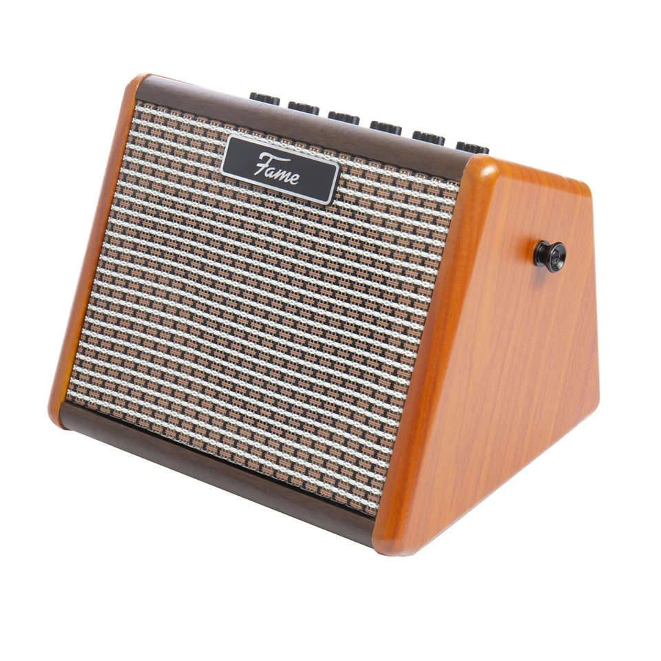 AG-15A Akustikgitarren Verstärker 15W 2-Kanal Akkubetrieben Bluetooth - Bild 2 von 4