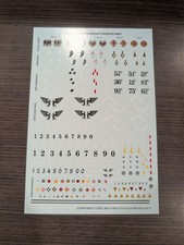 Warhammer 40k Imperial Knights Armiger Transfers Decals Full Sheet New 