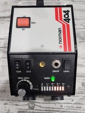 NORMAN 404 Strobe Lighting System Unit and power cable Only Good Working units