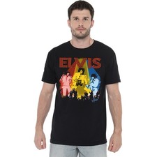 Elvis Presley Vegas Remembered Unisex T-Shirt S-5XL, Black