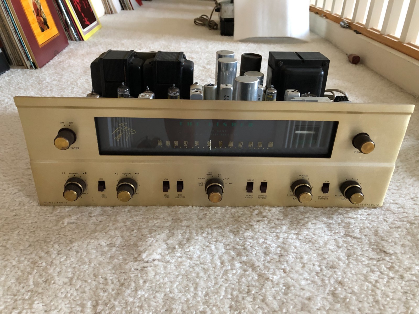 Fisher 500-B vintage audio equipment - eBay listing photo 1