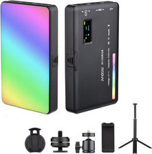 W140 RGB LED Video Light Kit Pocket Video Conference Lighting CRI95 2500K-9000K