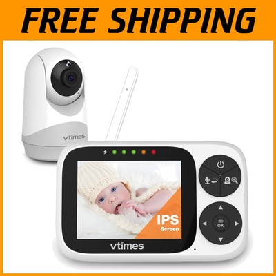 Easy Setup Video Baby Monitor Clear Audio, Night Vision - Main Image